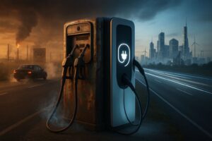 Ban on Combustion Cars vs. Development of Gas Stations