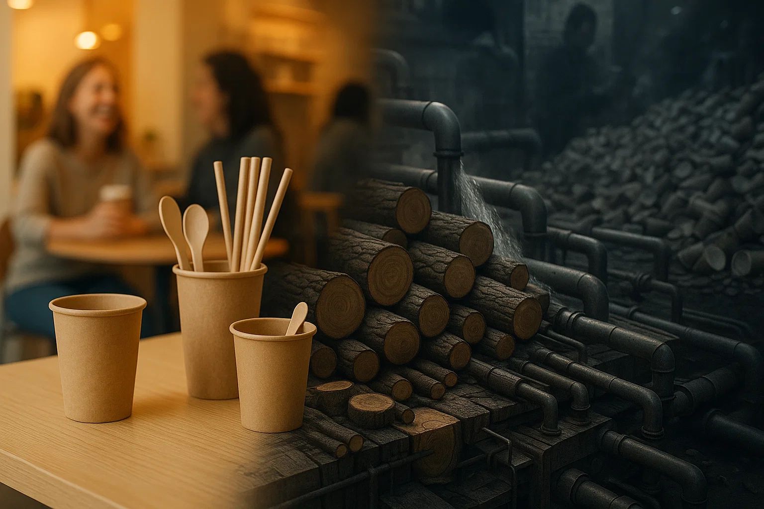 Czy papierowe i drewniane jednorazówki naprawdę są ekologiczne?