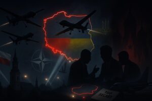 Who is behind the drone attack on NATO member Poland?